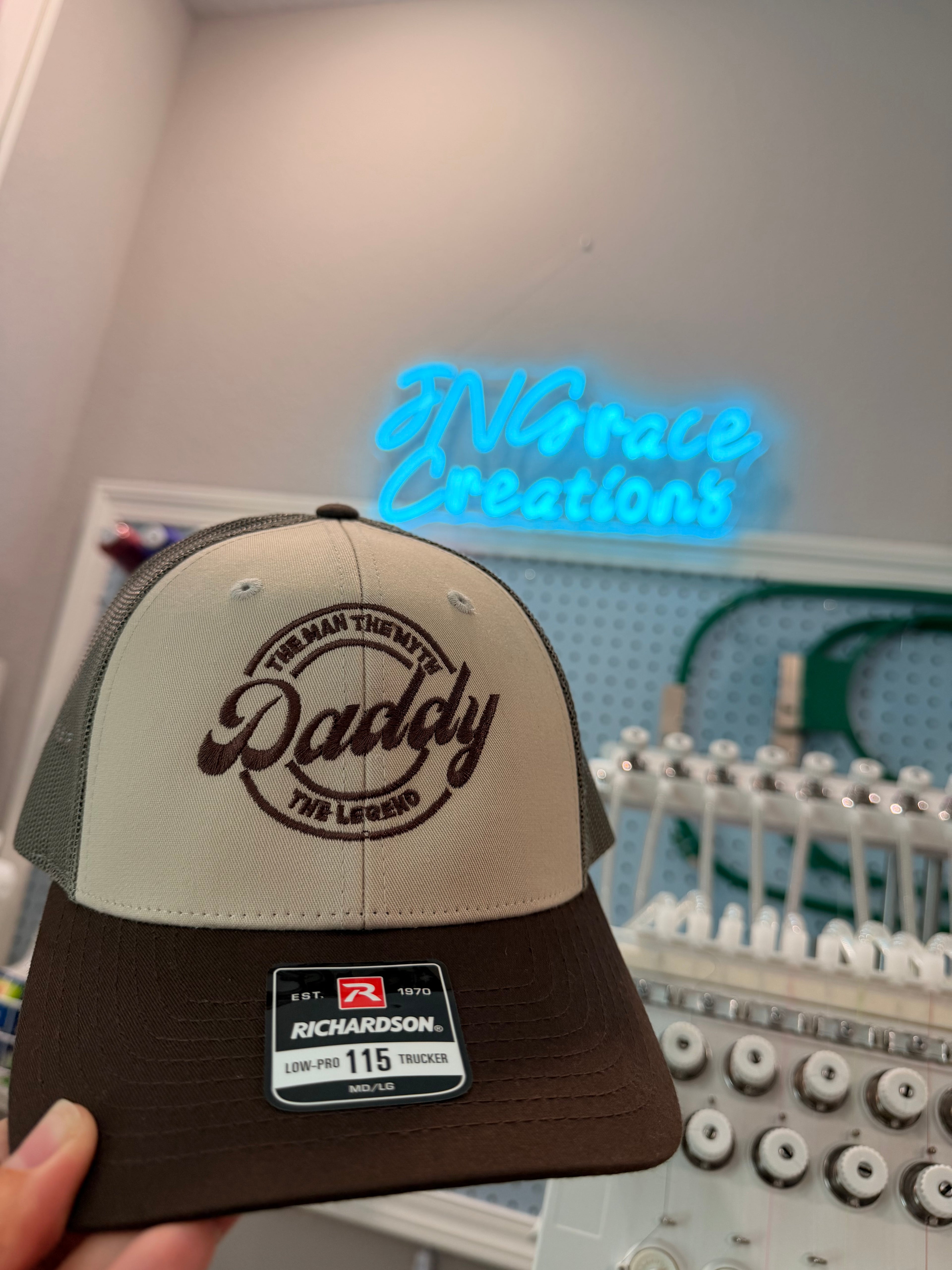 Daddy Hat | Embroidered Richardson Adjustable Cap