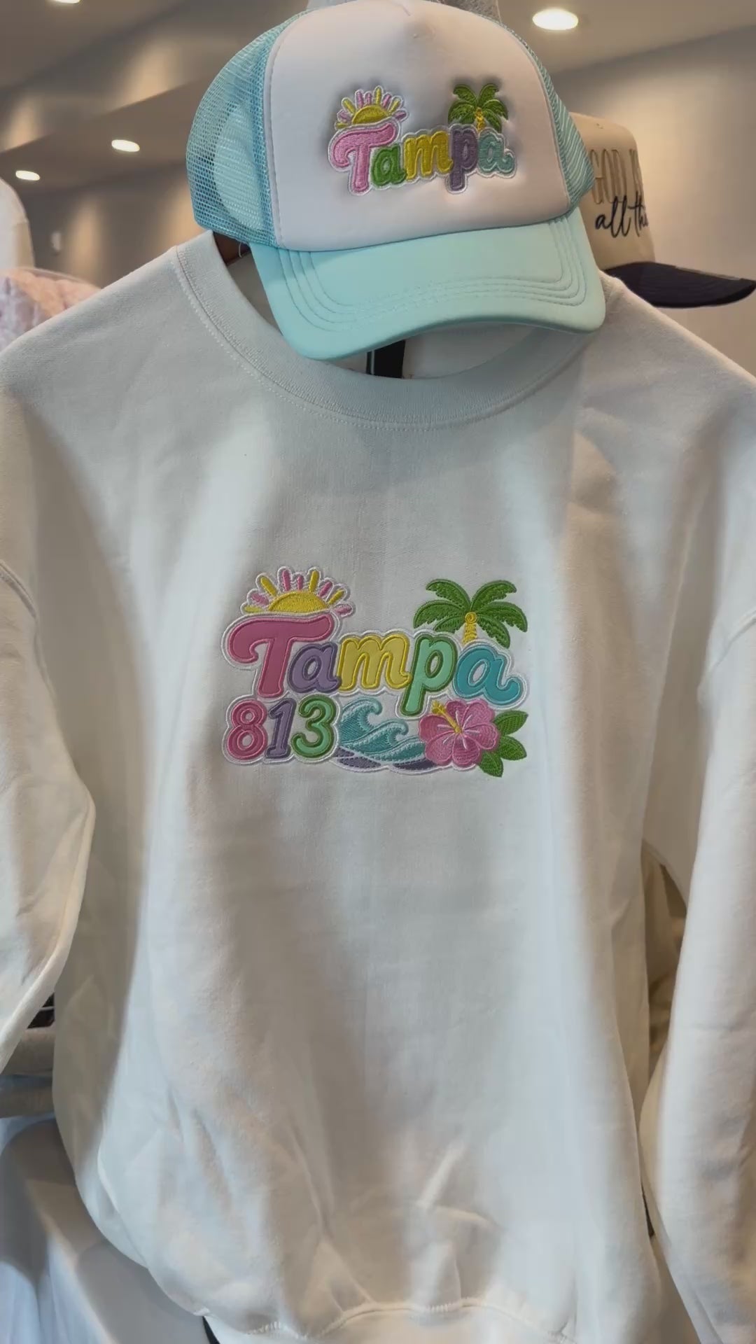 Tampa Embroidered Appliqué Sweater
